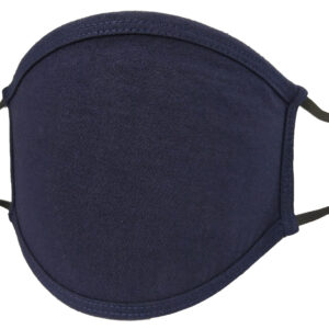 2-Ply Cotton Mask - Navy Blue