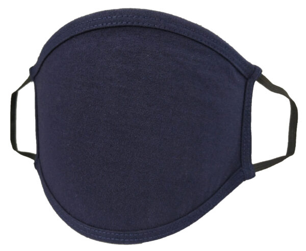 2-Ply Cotton Mask - Navy Blue