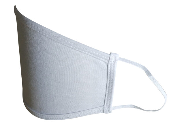 2-Ply Cotton Mask - White