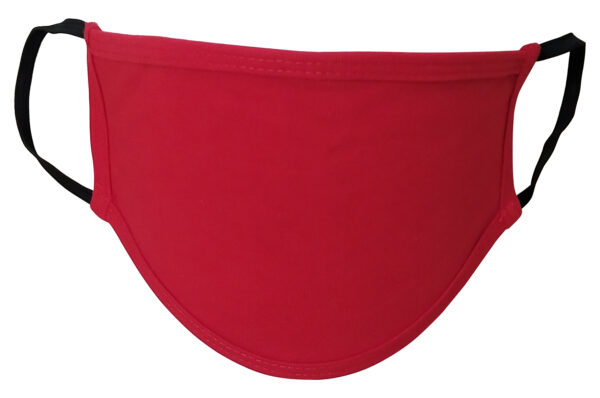 2-Ply Cotton Mask - Red